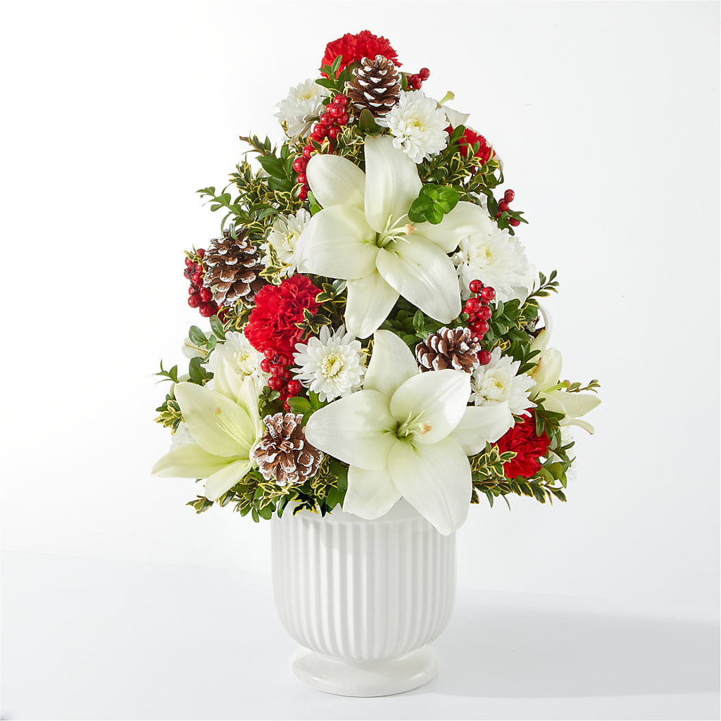 Festive Moments Tree – Gcg Flowers, Cary NC