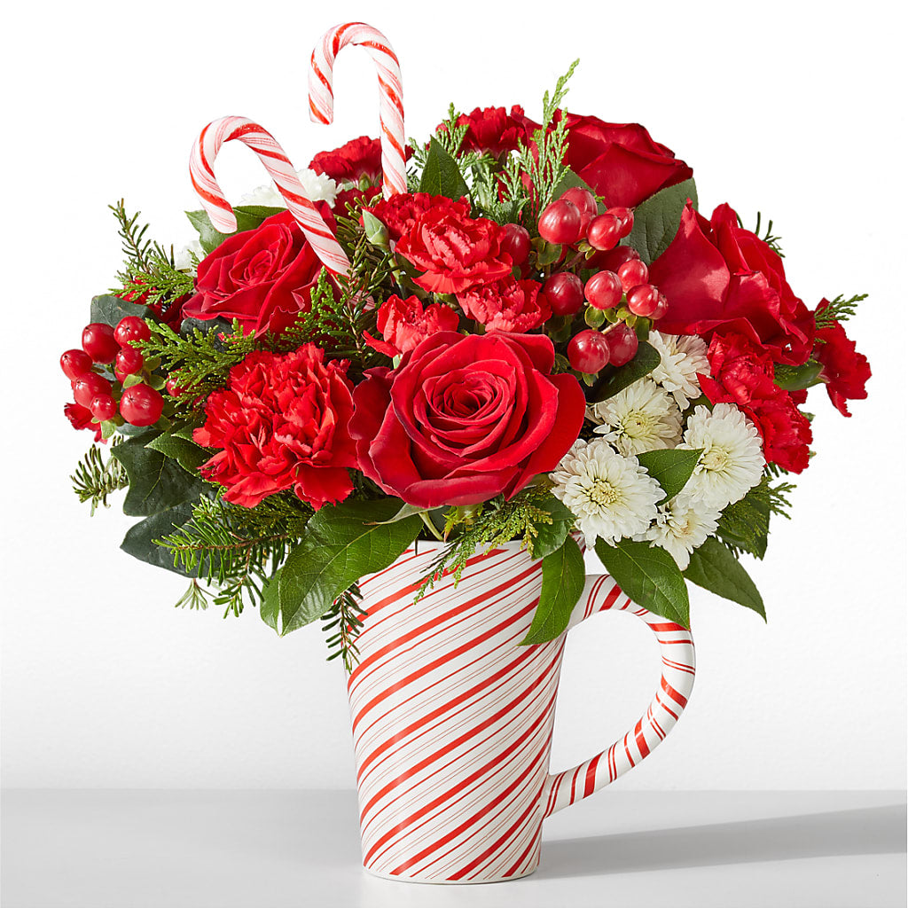 Peppermint Swirl Mug – Gcg Flowers, Cary NC