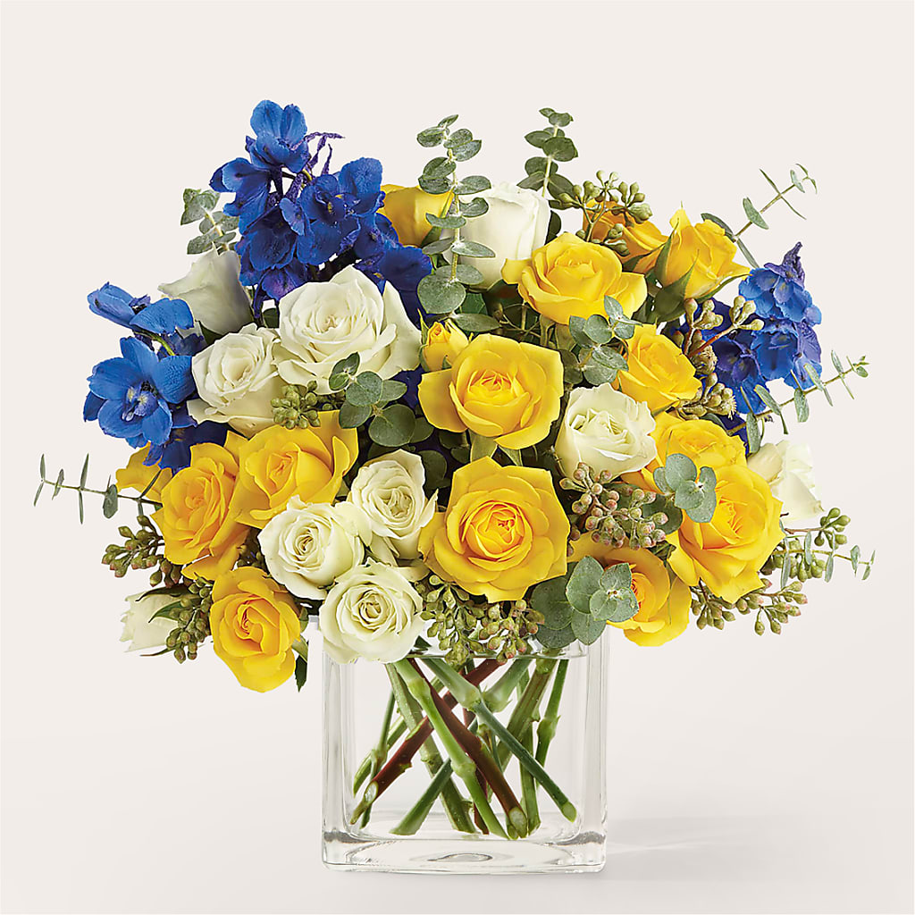 Sparkling Citrine Bouquet – Gcg Flowers, Cary NC