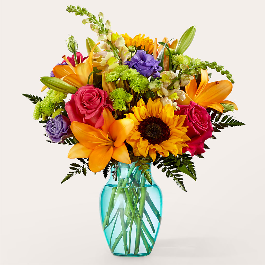 Double Rainbow Bouquet – Gcg Flowers, Cary NC