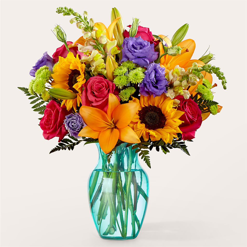 Double Rainbow Bouquet – Gcg Flowers, Cary NC