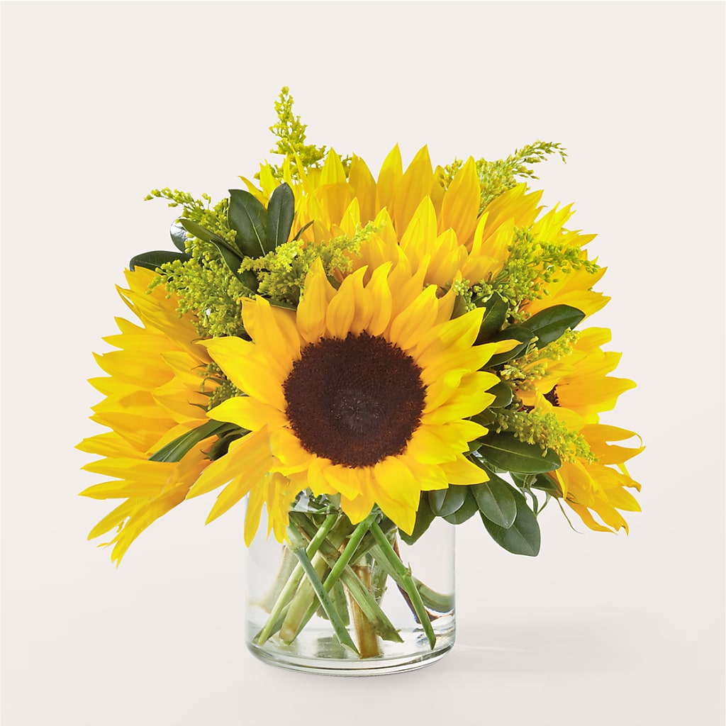 Beaming Sunflower Bouquet – Gcg Flowers, Cary NC