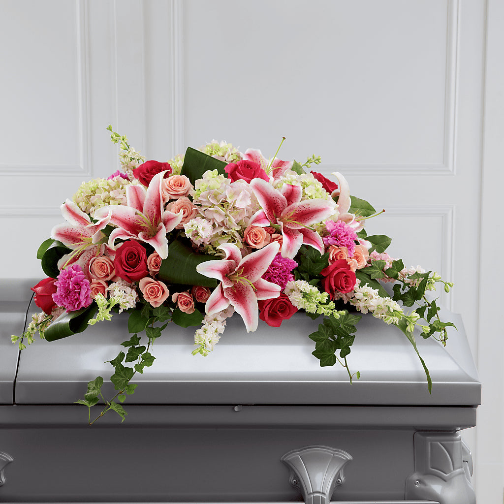 Splendid Grace Casket Spray – Gcg Flowers, Cary NC
