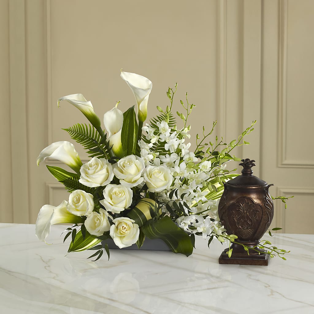 At Peace Arrangement – Gcg Flowers, Cary NC