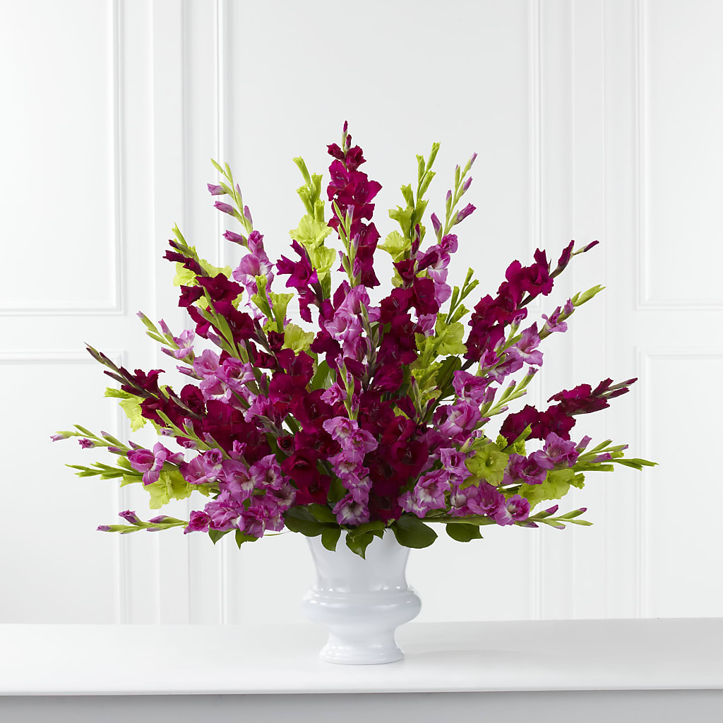 Solemn Offering Arrangement – Gcg Flowers, Cary NC