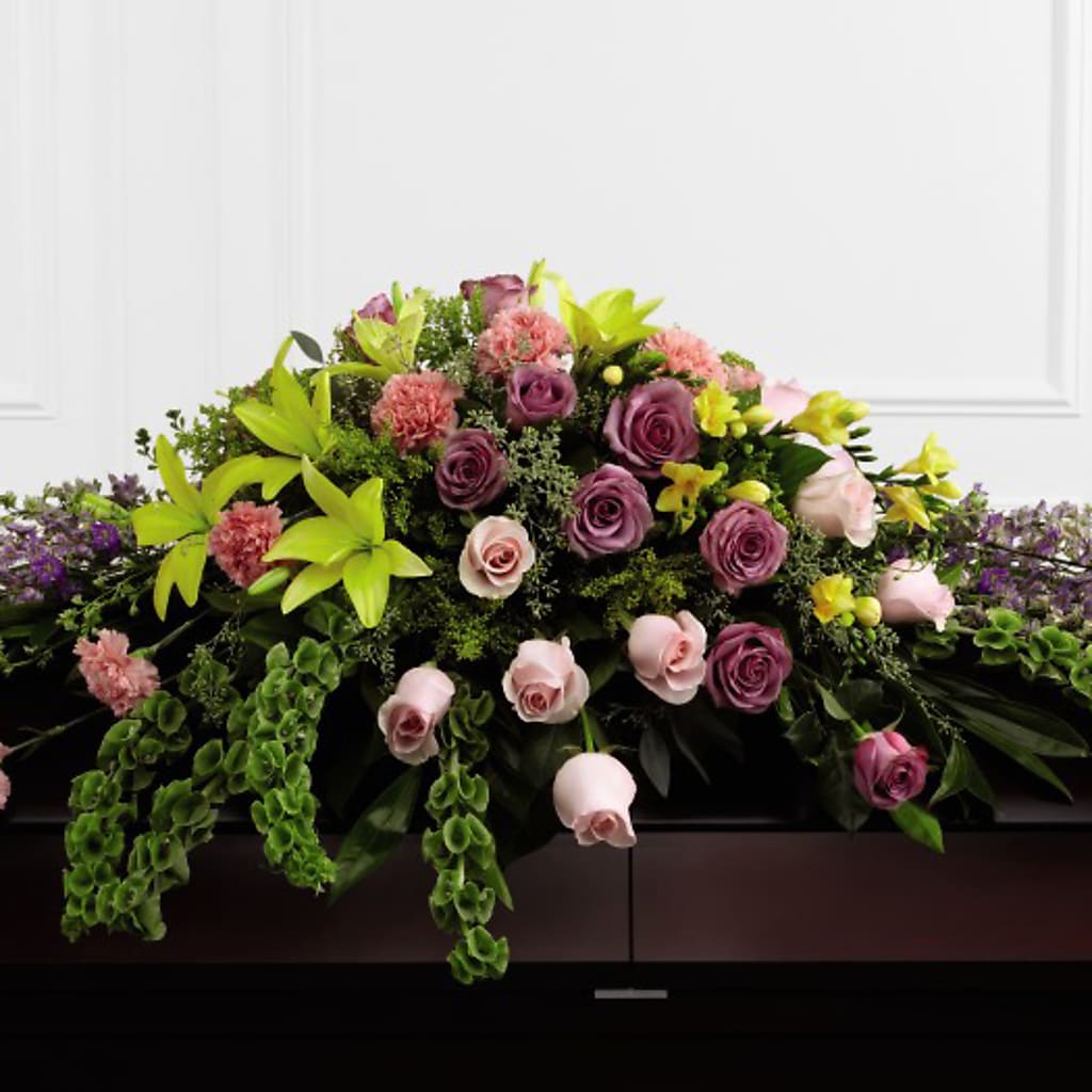 Forever Beloved Casket Spray – Gcg Flowers, Cary NC