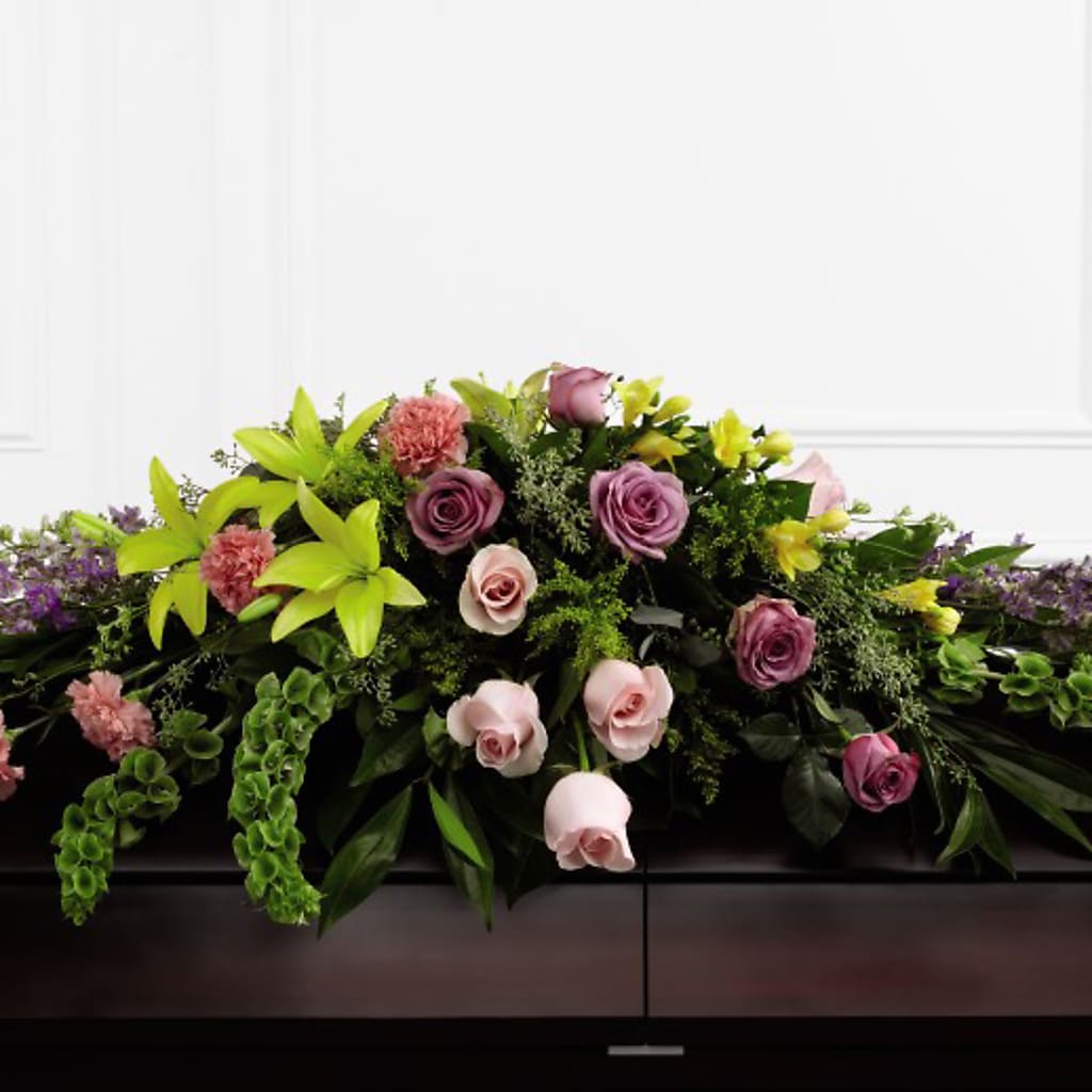 Forever Beloved Casket Spray – Gcg Flowers, Cary NC