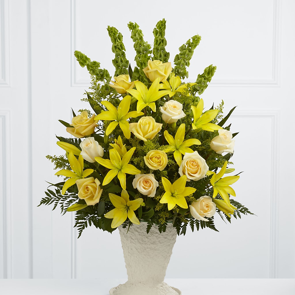 Golden Memories Arrangement – Gcg Flowers, Cary NC