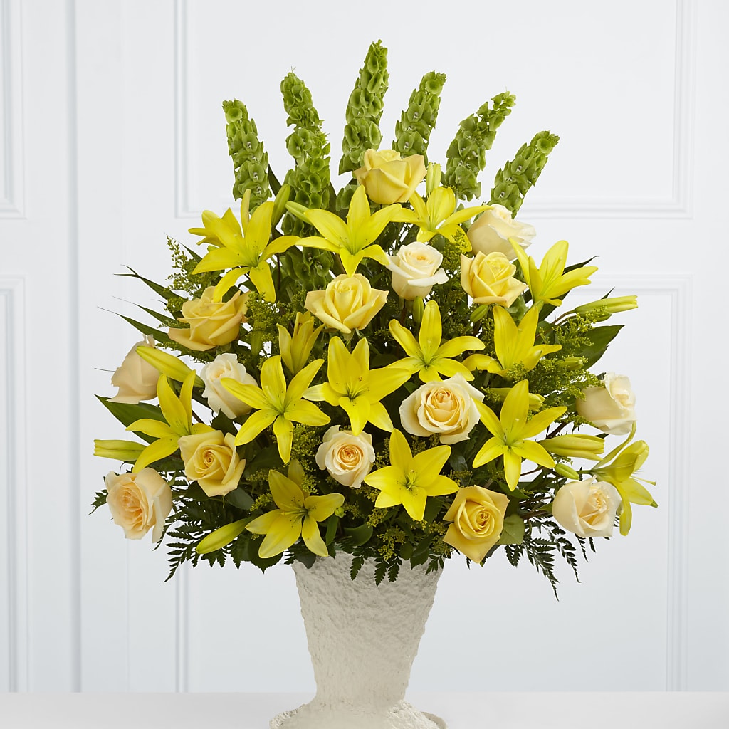 Golden Memories Arrangement – Gcg Flowers, Cary NC