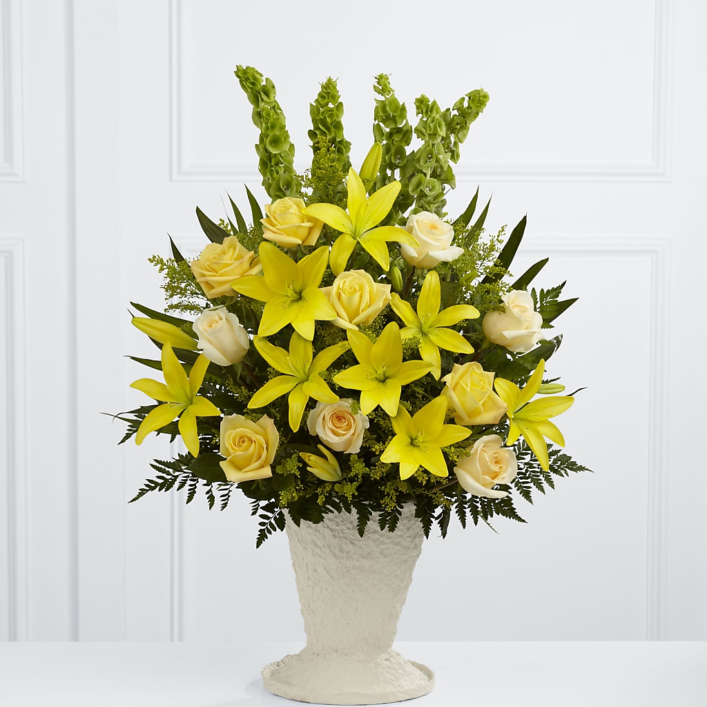 Golden Memories Arrangement – Gcg Flowers, Cary NC