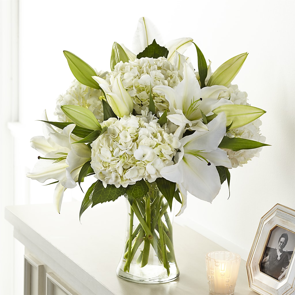 Compassionate Lily Bouquet – Gcg Flowers, Cary NC