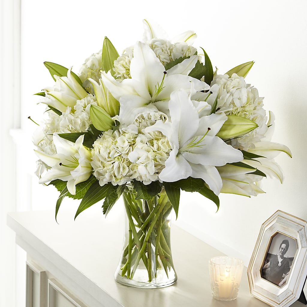 Compassionate Lily Bouquet – Gcg Flowers, Cary NC