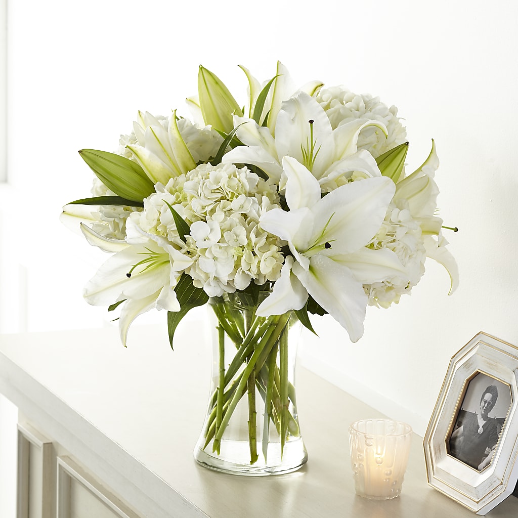 Compassionate Lily Bouquet – Gcg Flowers, Cary NC
