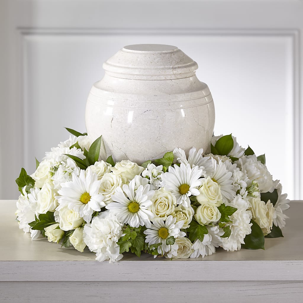 Ivory Gardens Cremation Adornment – Gcg Flowers, Cary NC