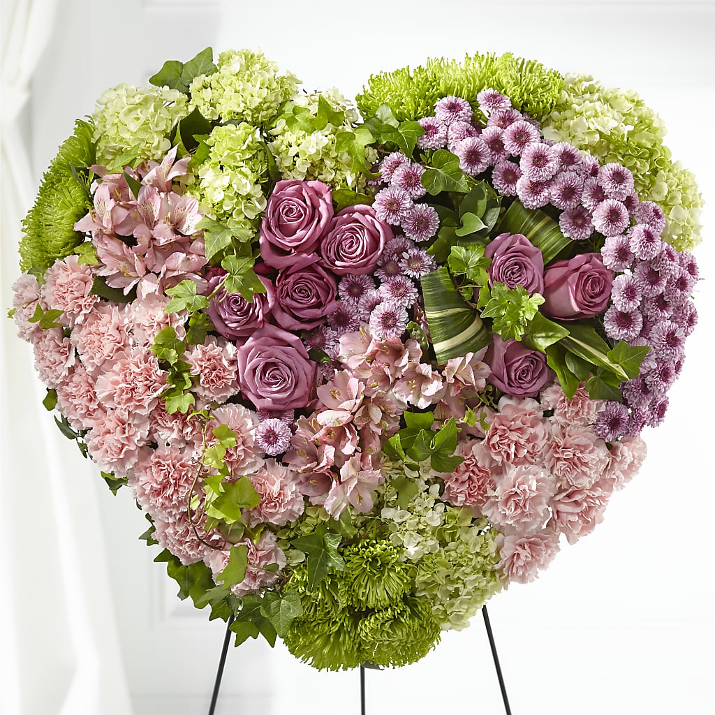 Heartwarming Standing Heart – Gcg Flowers, Cary NC