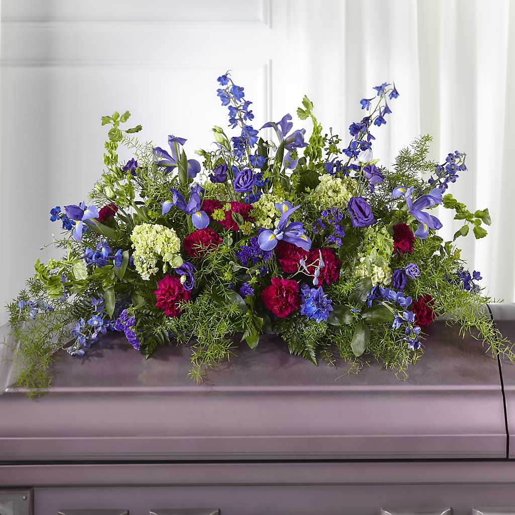 Always Treasured Casket Spray – Gcg Flowers, Cary NC