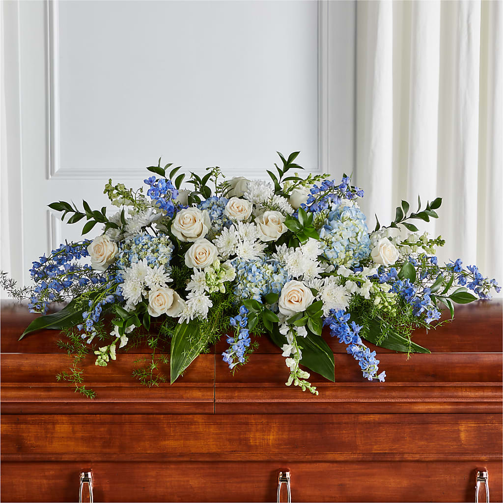 Timeless Essence Casket Spray – Gcg Flowers, Cary NC