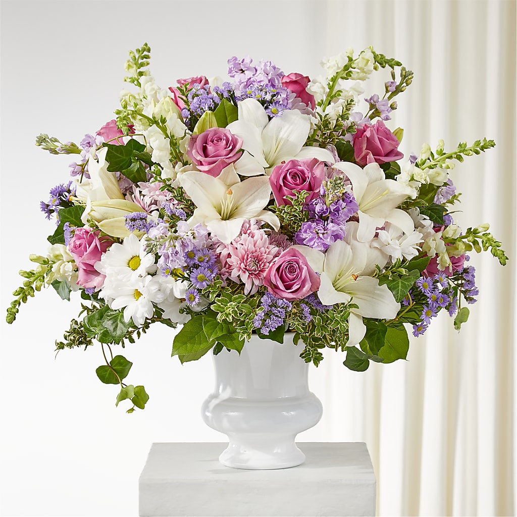 Remarkable Life Urn Arrangement – Gcg Flowers, Cary NC