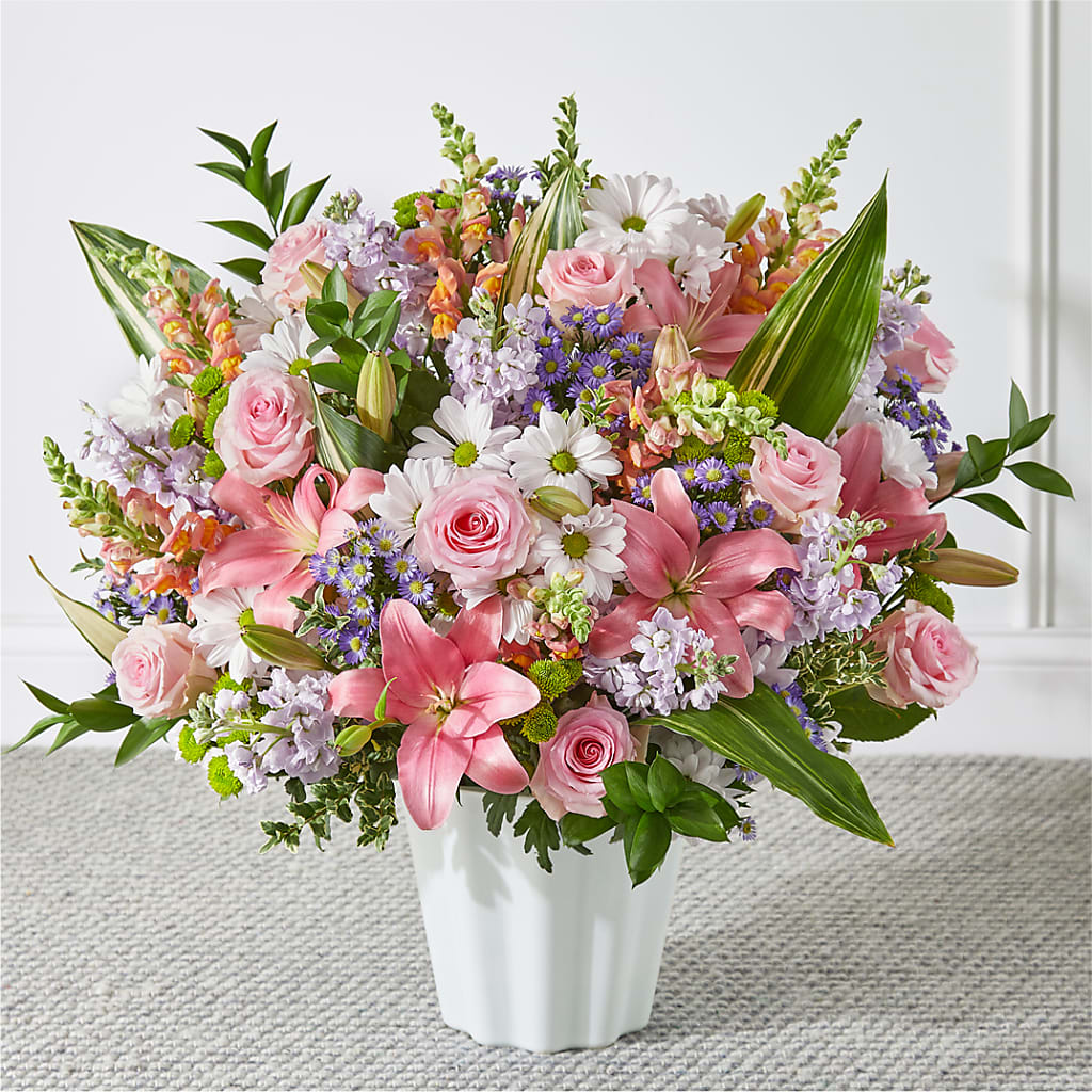 Abundant Compassion Floor Basket – Gcg Flowers, Cary NC