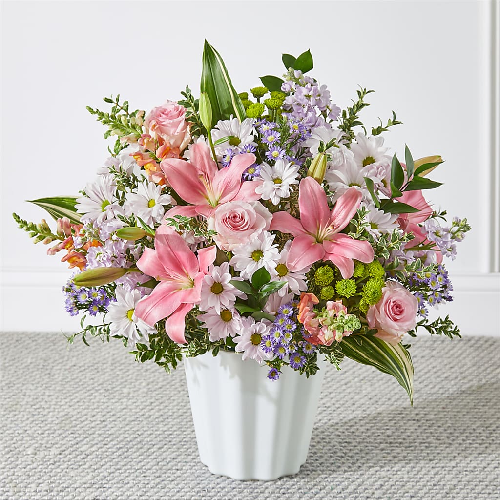 Abundant Compassion Floor Basket – Gcg Flowers, Cary NC