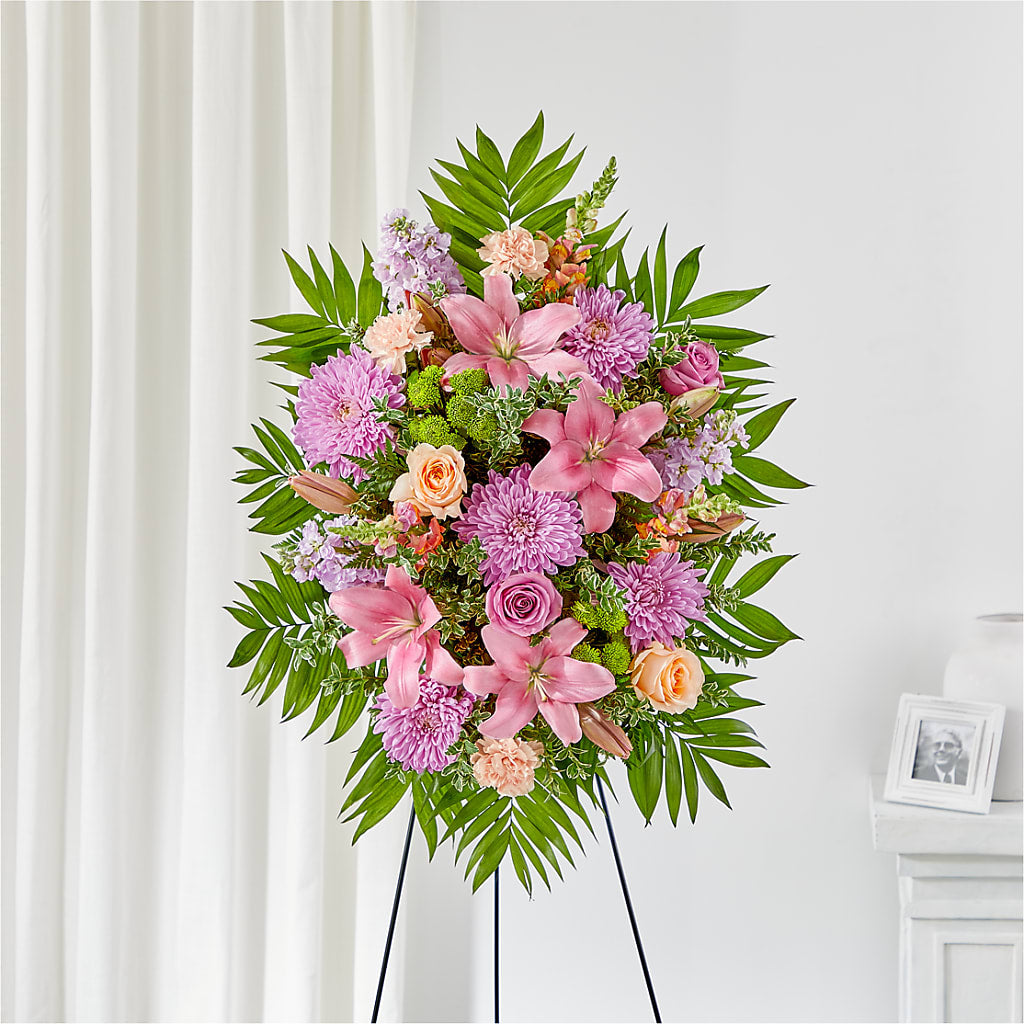 Love & Light Standing Spray – Gcg Flowers, Cary NC