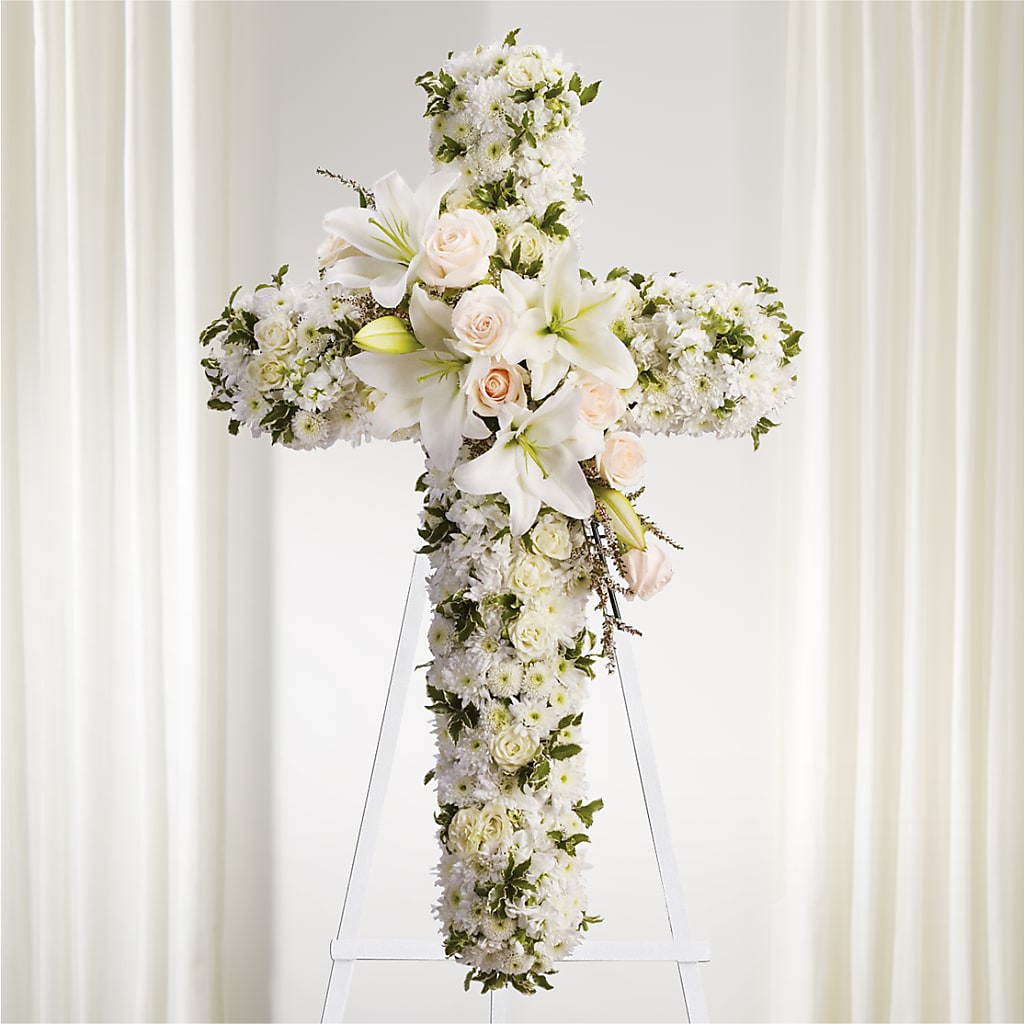 Spiritual Guidance Standing Spray – Gcg Flowers, Cary NC