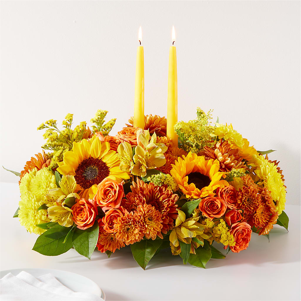 Autumn Harmony Centerpiece – Gcg Flowers, Cary NC