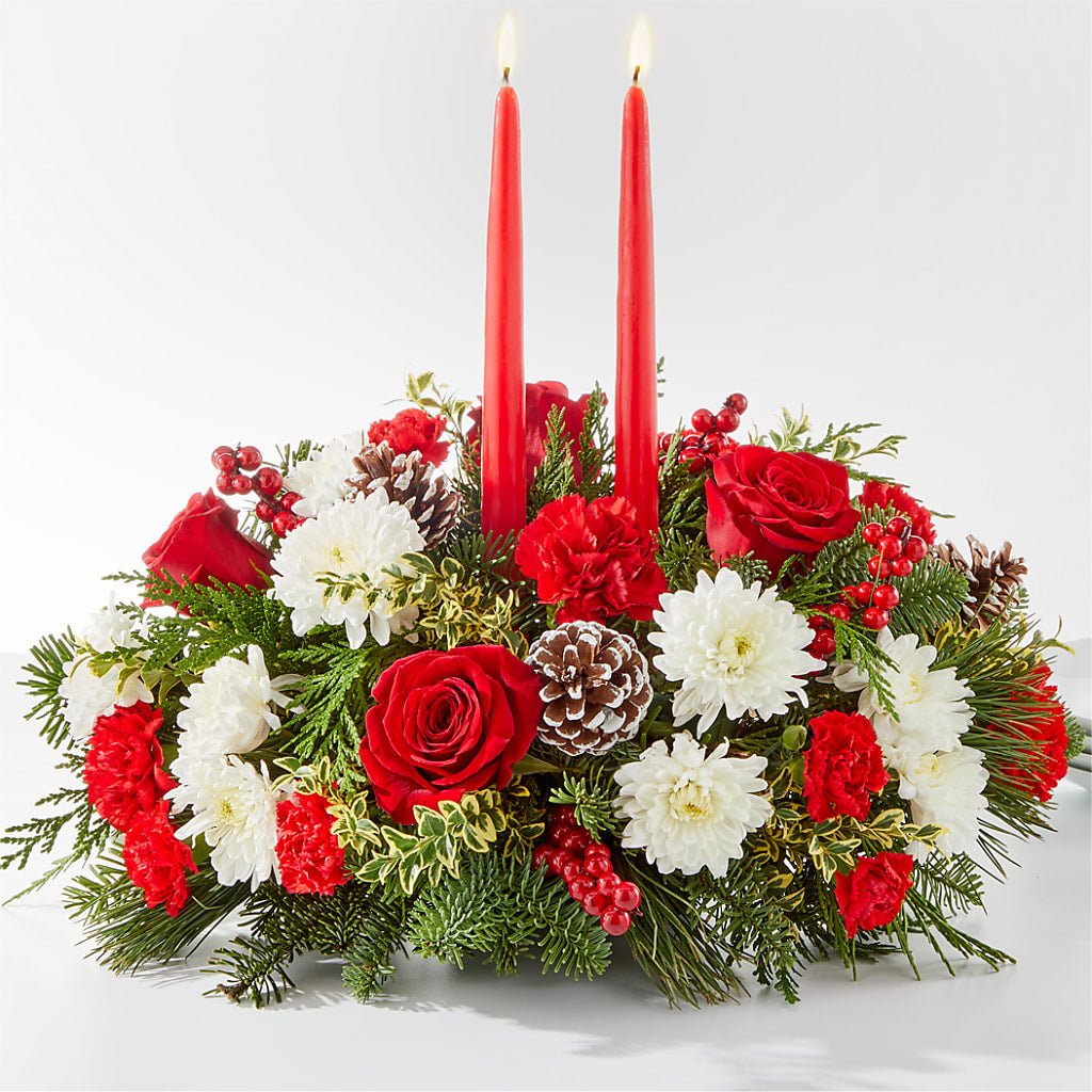 Holiday Soiree Centerpiece – Gcg Flowers, Cary NC