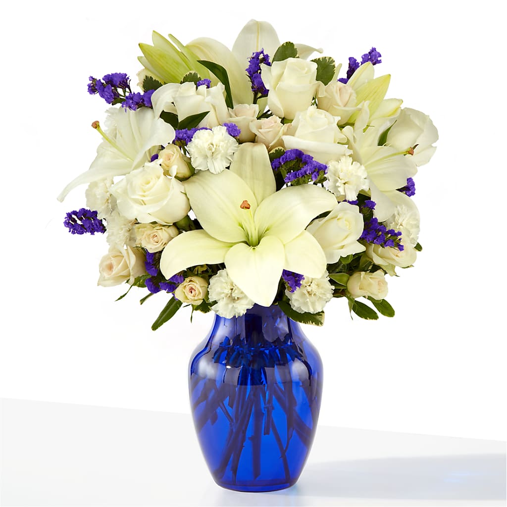 Sapphire Rush Bouquet – Gcg Flowers, Cary NC