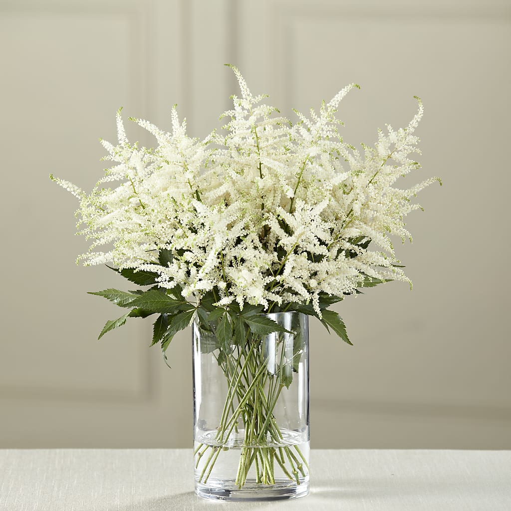 White Astilbe Bouquet – Gcg Flowers, Cary NC