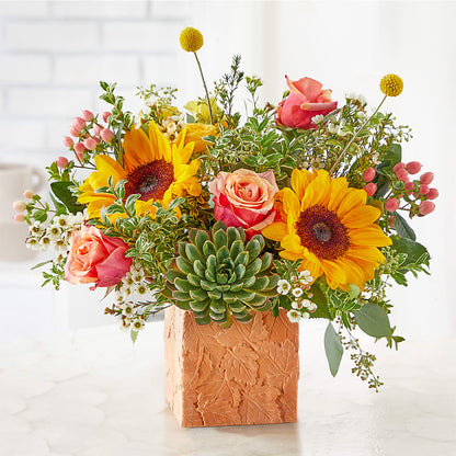 Sunflower Season Bouquet –  Gcg Flowers, Cary NC