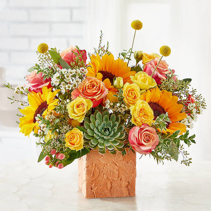 Sunflower Season Bouquet –  Gcg Flowers, Cary NC