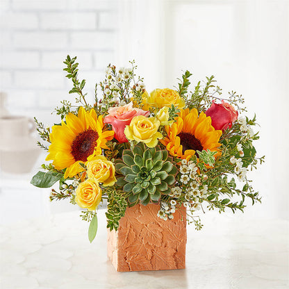 Sunflower Season Bouquet –  Gcg Flowers, Cary NC