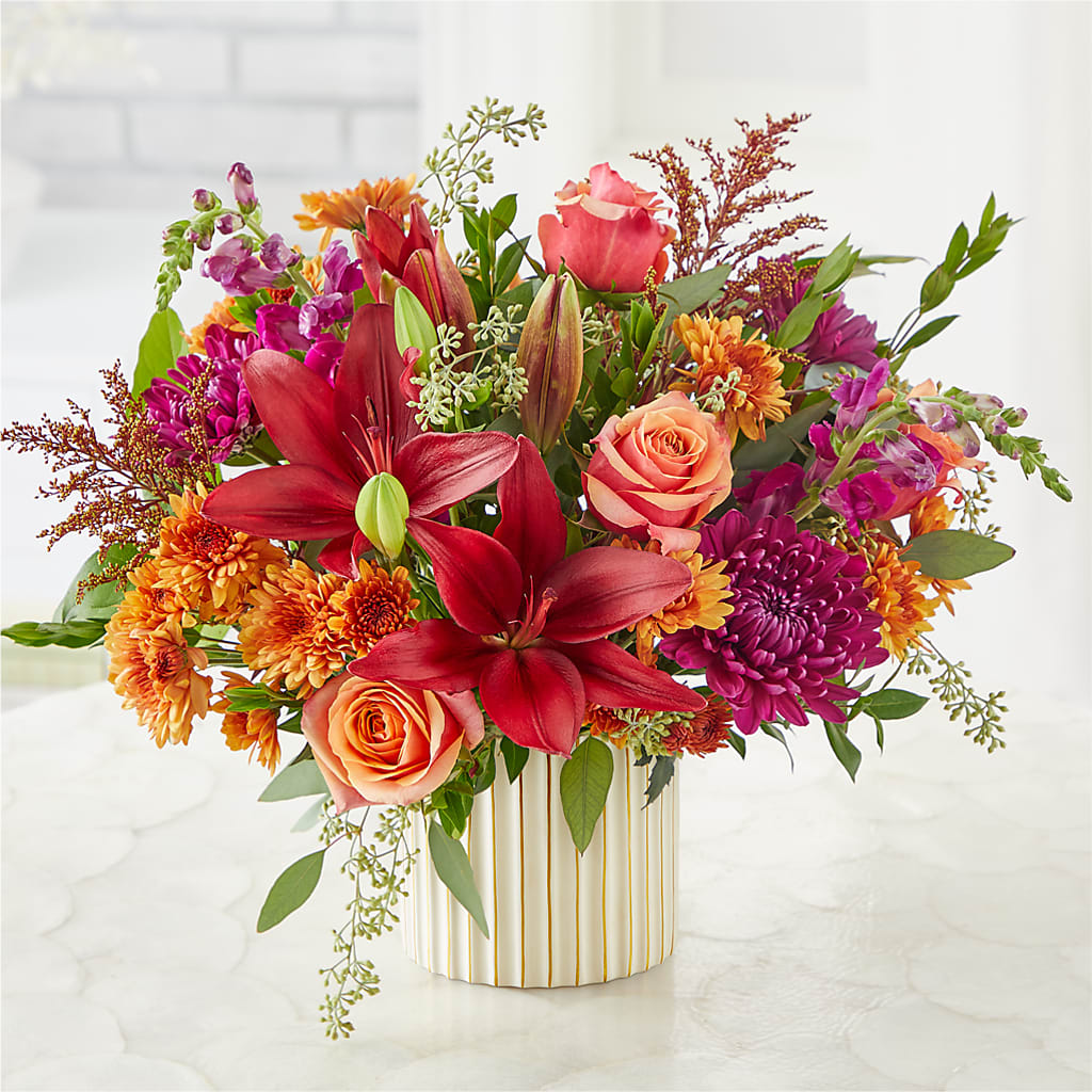 Burgundy Landscape Bouquet –  Gcg Flowers, Cary NC