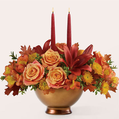Harvest Table Centerpiece –  Gcg Flowers, Cary NC