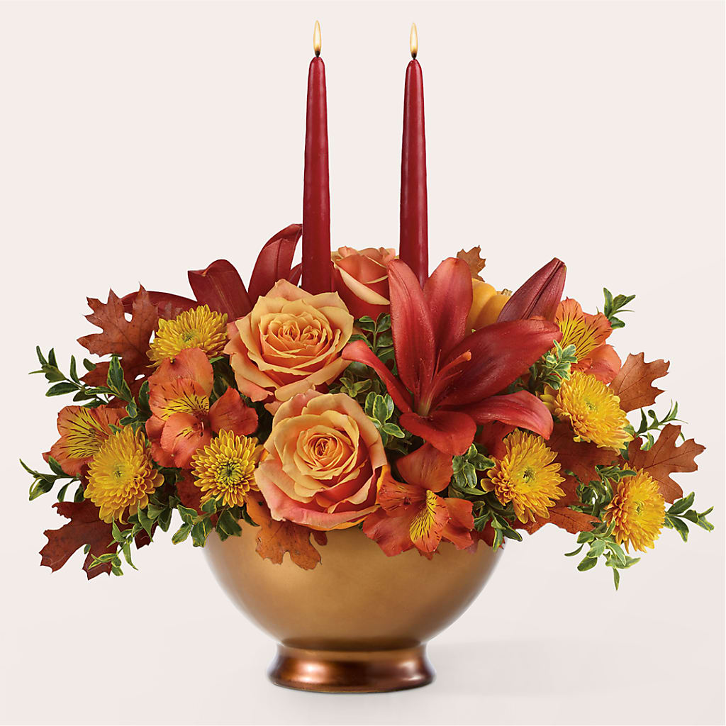 Harvest Table Centerpiece –  Gcg Flowers, Cary NC