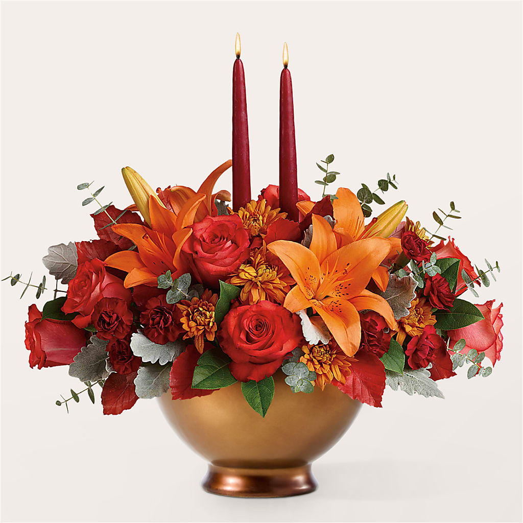 Fruits of Fall Centerpiece –  Gcg Flowers, Cary NC
