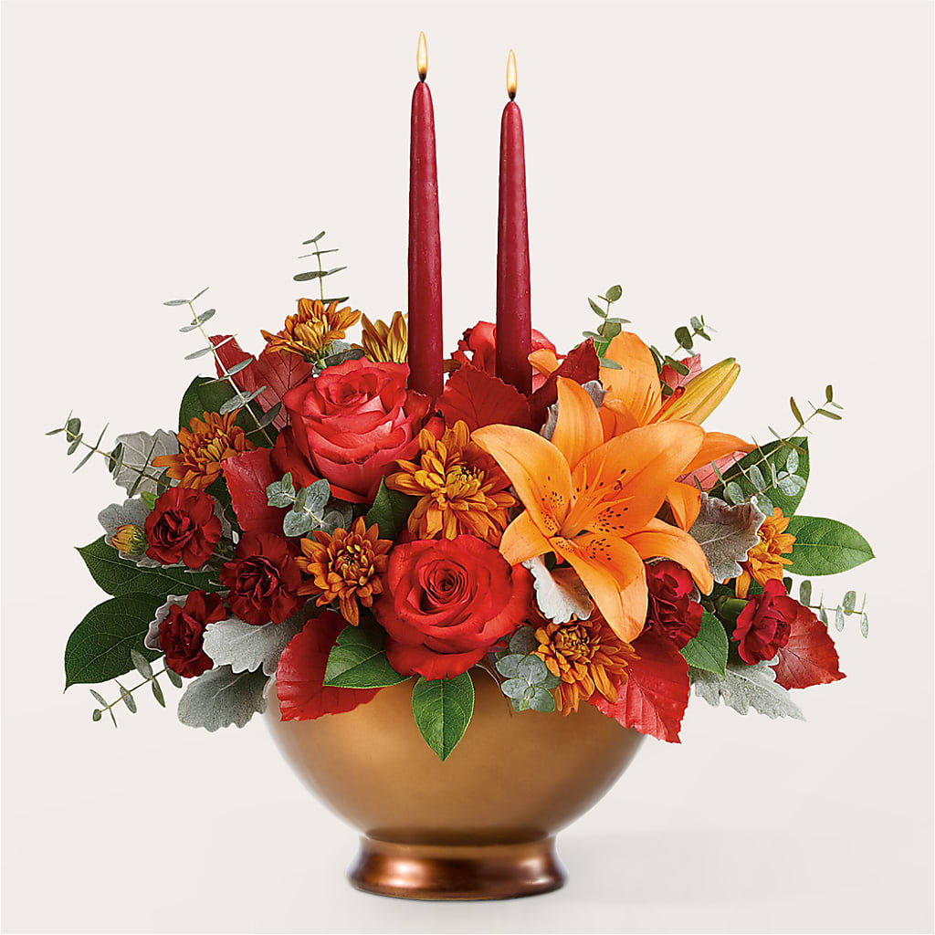 Fruits of Fall Centerpiece –  Gcg Flowers, Cary NC