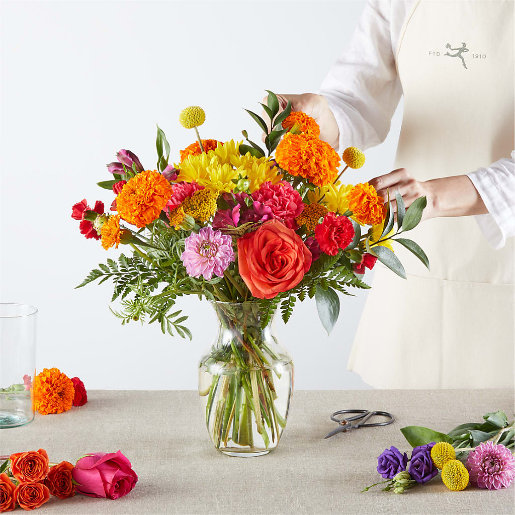 Feast of Color – A Florist Original –  Gcg Flowers, Cary NC