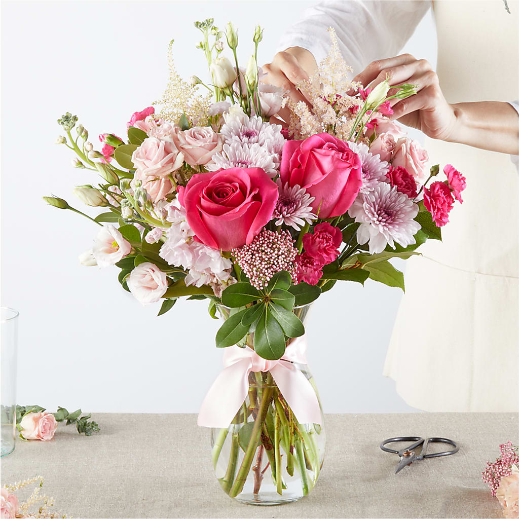 Pink Ribbon - A Florist Original –  Gcg Flowers, Cary NC