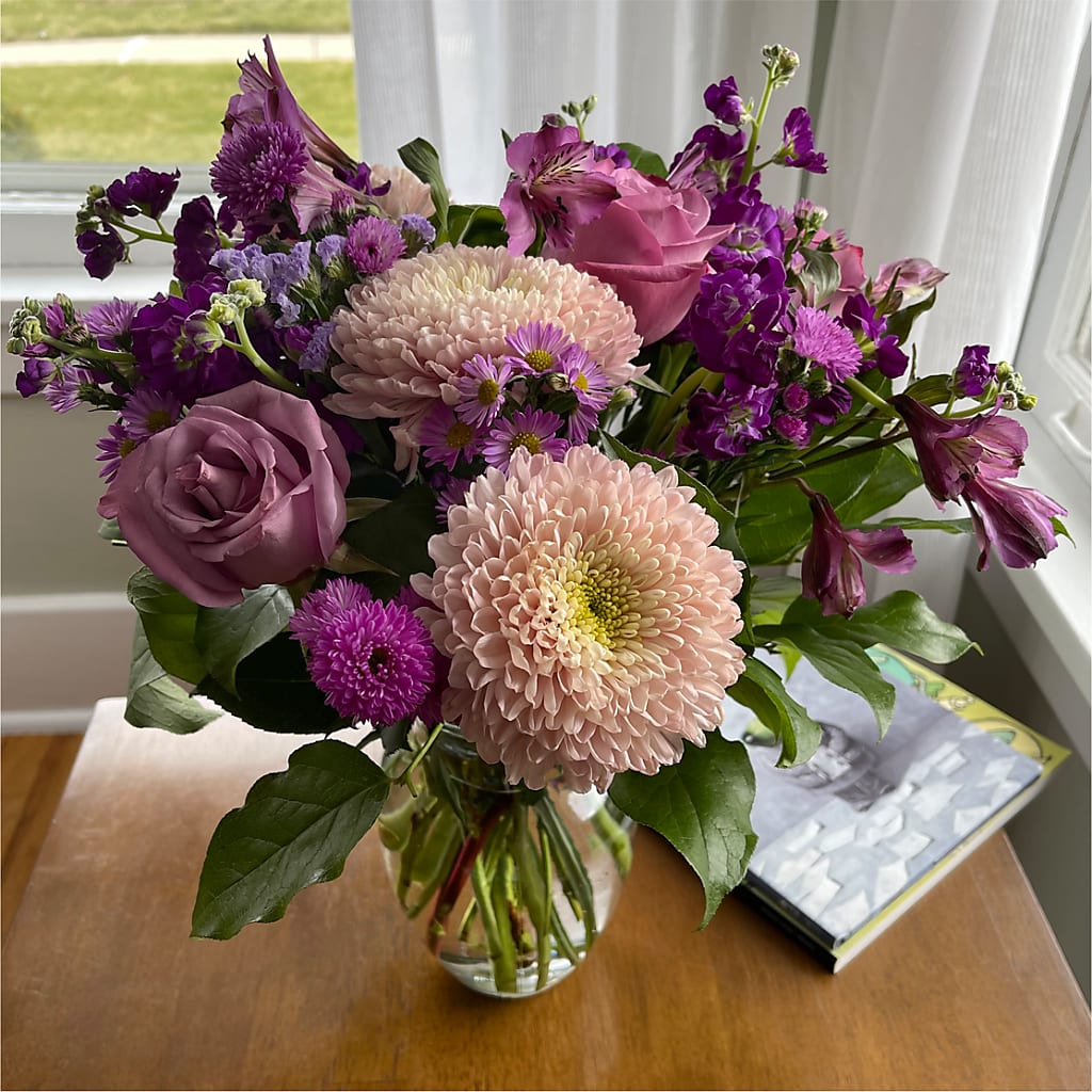 Ultraviolet Bouquet –  Gcg Flowers, Cary NC