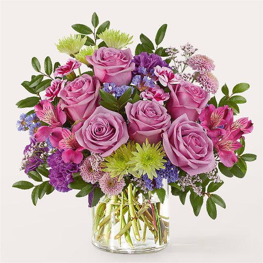Glass Half Full Bouquet –  Gcg Flowers, Cary NC