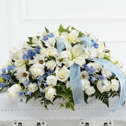 Tender Treasure Casket Spray –  Gcg Flowers, Cary NC