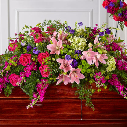 Radiant Tribute Casket Spray –  Gcg Flowers, Cary NC