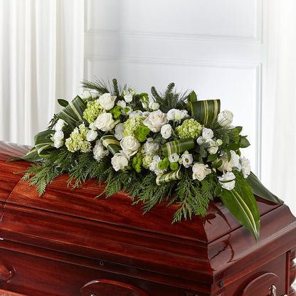 Hopeful Gesture Casket Spray –  Gcg Flowers, Cary NC