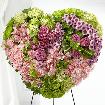 Heartwarming Standing Heart –  Gcg Flowers, Cary NC