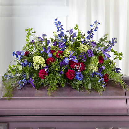 Always Treasured Casket Spray –  Gcg Flowers, Cary NC
