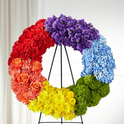Circle of Love Wreath –  Gcg Flowers, Cary NC