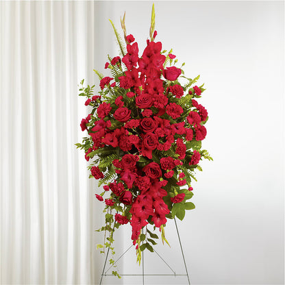 From the Heart Standing Spray –  Gcg Flowers, Cary NC