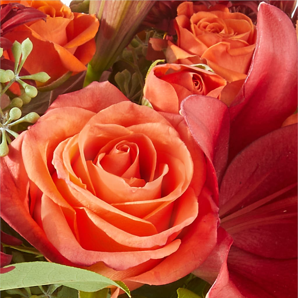 Crimson Leaves Bouquet –  Gcg Flowers, Cary NC